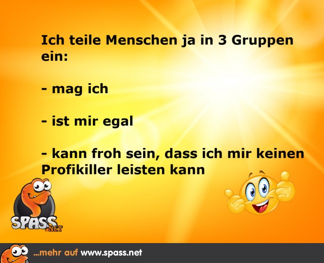 3 Gruppen von Menschen Lustige Bilder auf