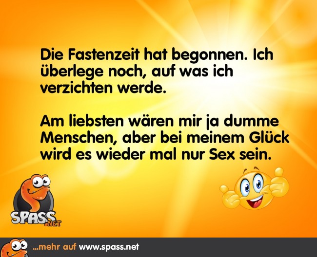 Glück in der Fastenzeit Lustige Bilder auf