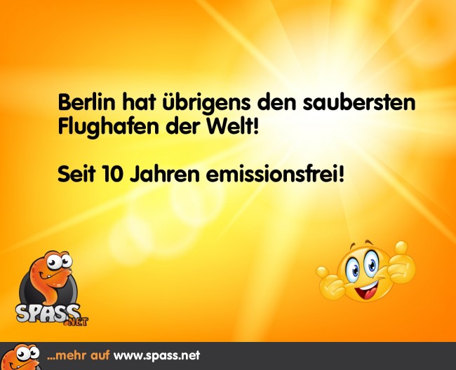 Ein sauberer Flughafen Lustige Bilder auf