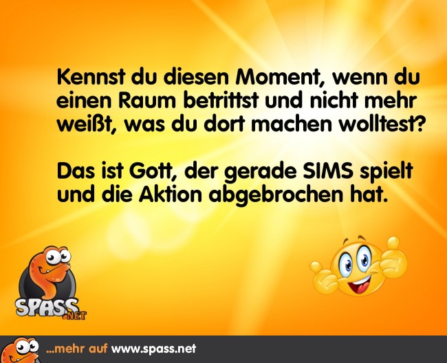 Wenn Gott zockt… Lustige Bilder auf
