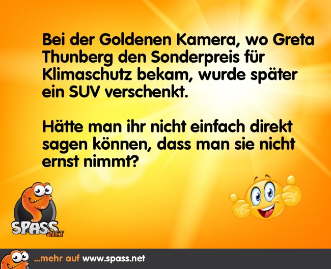 Nehmt den Klimaschutz ernst! Lustige Bilder auf