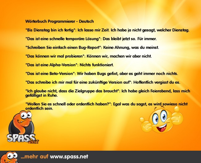 Programmierer Deutsch Lustige Bilder auf