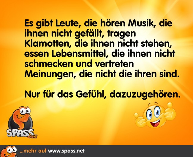 Nur für ein Gefühl Lustige Bilder auf