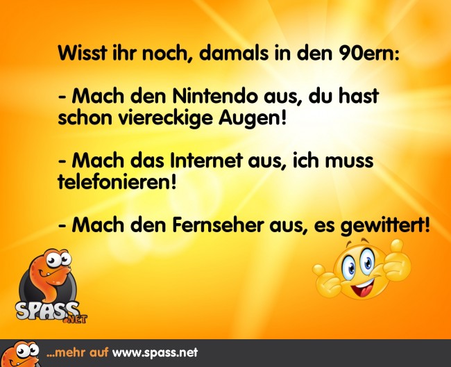 In den 90ern Lustige Bilder auf
