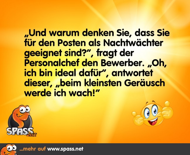 Der Nachtwächter Lustige Bilder auf