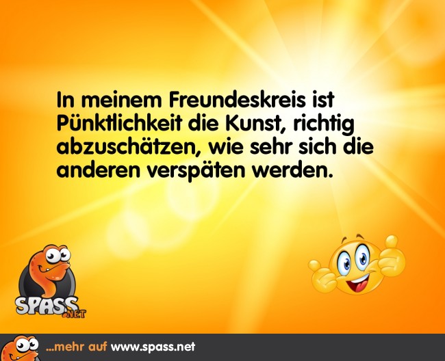 Die Kunst der Pünktlichkeit Lustige Bilder auf