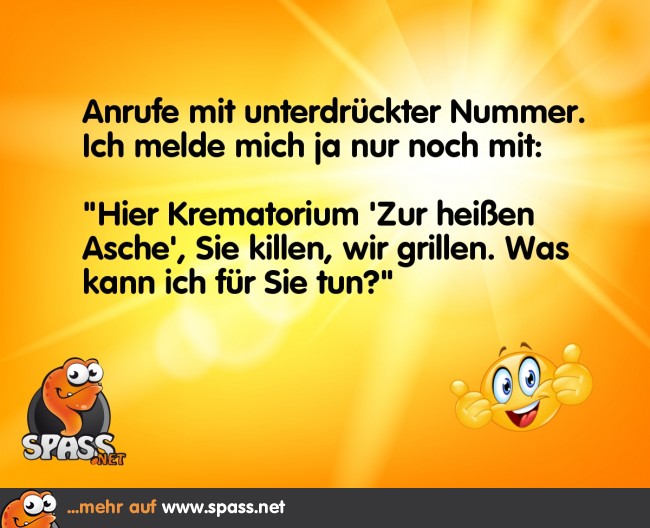 Unterdrückte Rufnummern Lustige Bilder auf