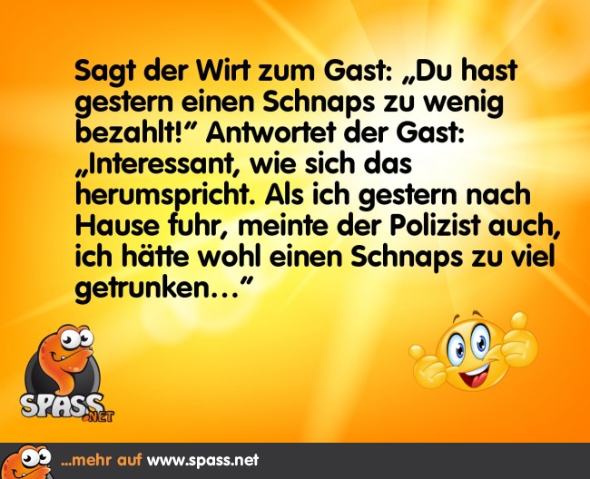 Ein Schnaps zu viel Lustige Bilder auf