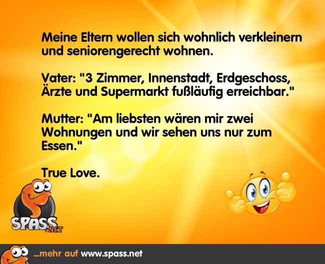 Wahre Liebe im Alter Lustige Bilder auf