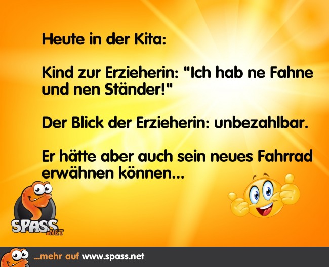 Ne Fahne und ’n Ständer Lustige Bilder auf