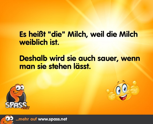 Die Milch Lustige Bilder auf