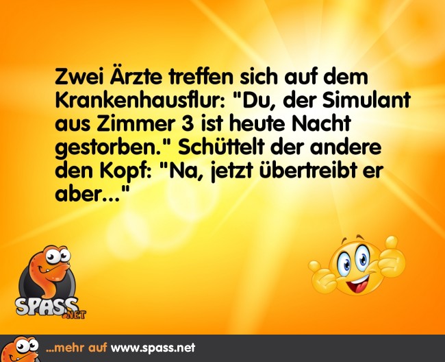 Der Simulant Lustige Bilder auf
