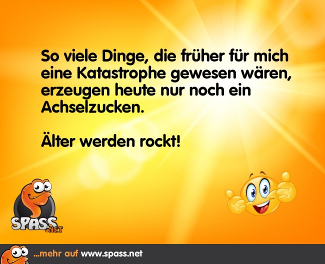Älter werden rockt! Lustige Bilder auf