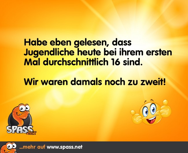 Das erste Mal Lustige Bilder auf