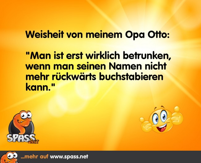Opa Ottos Tipp Lustige Bilder auf