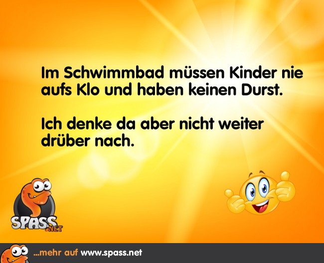 Kinder im Schwimmbad Lustige Bilder auf