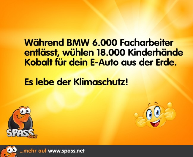 Es lebe der Klimaschutz! Lustige Bilder auf