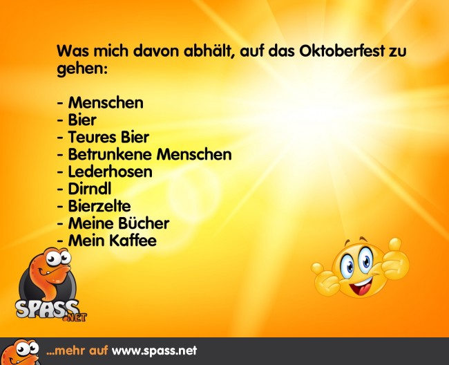 AntiOktoberfest Lustige Bilder auf