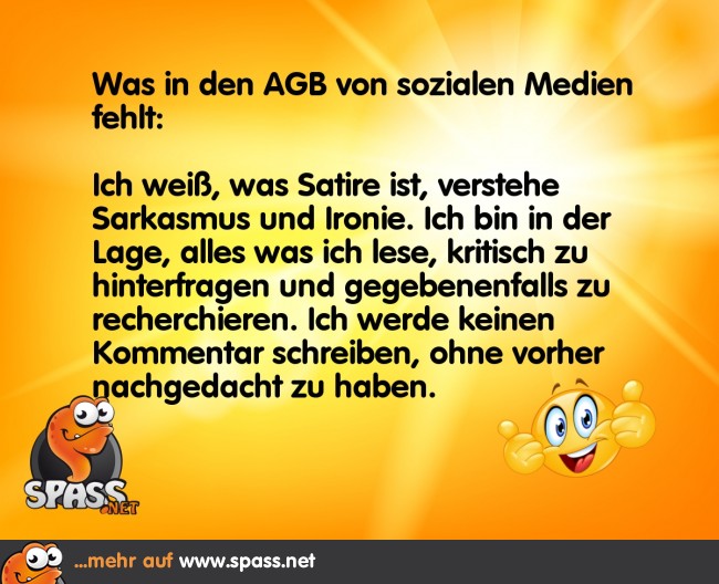 Social MediaAGB Lustige Bilder auf