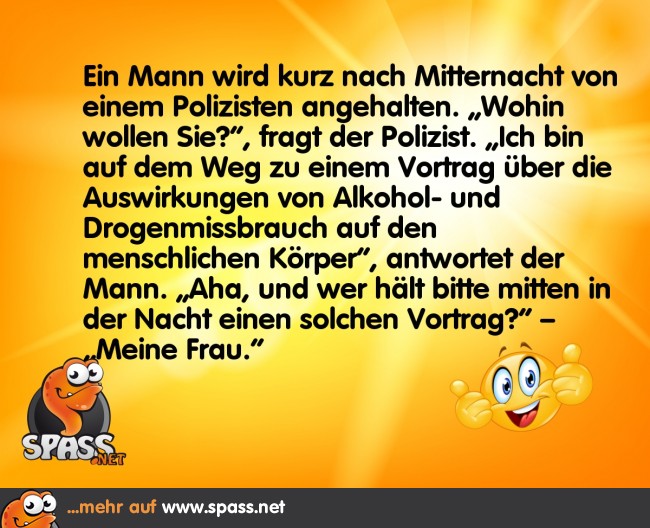 Ein nächtlicher Vortrag Lustige Bilder auf