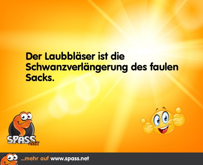 Laubbläser Lustige Bilder auf