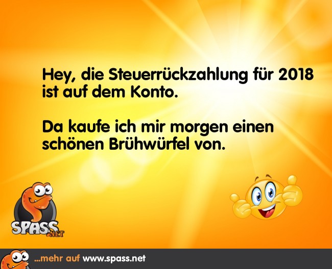 Steuerrückzahlung Lustige Bilder auf