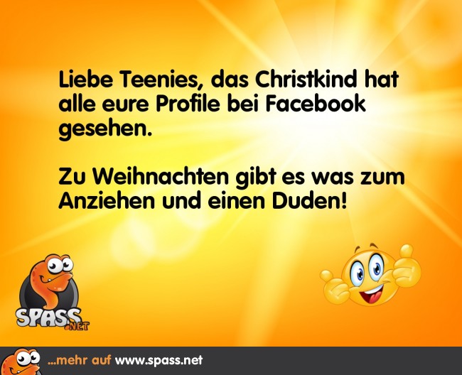 Das Christkind sieht alles! Lustige Bilder auf