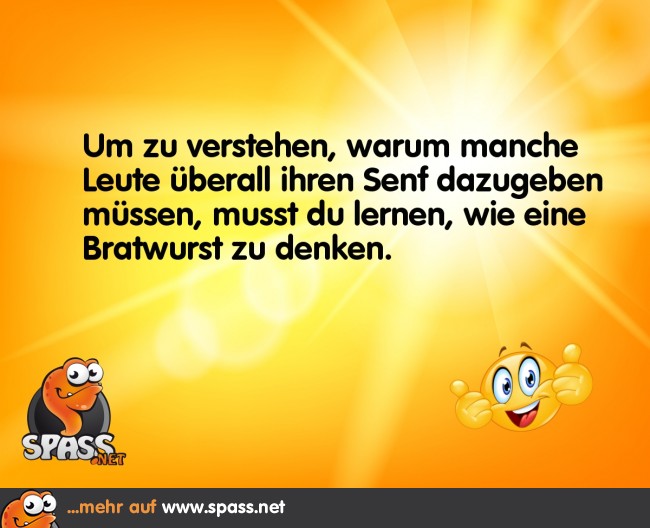 Denkende Bockwurst Lustige Bilder auf