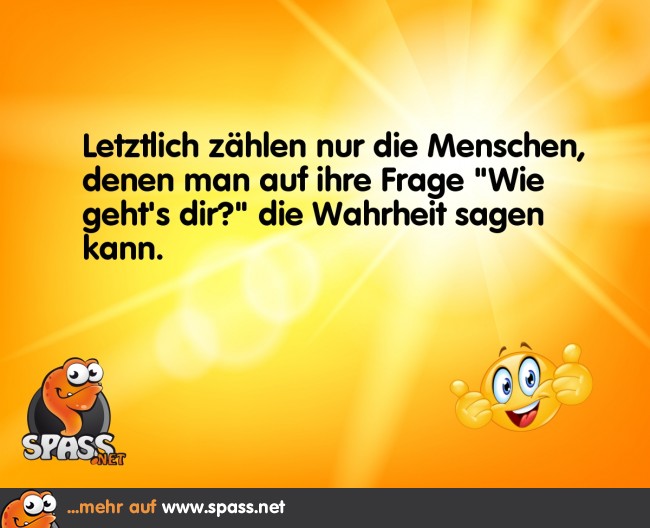Eine wahre Antwort Lustige Bilder auf