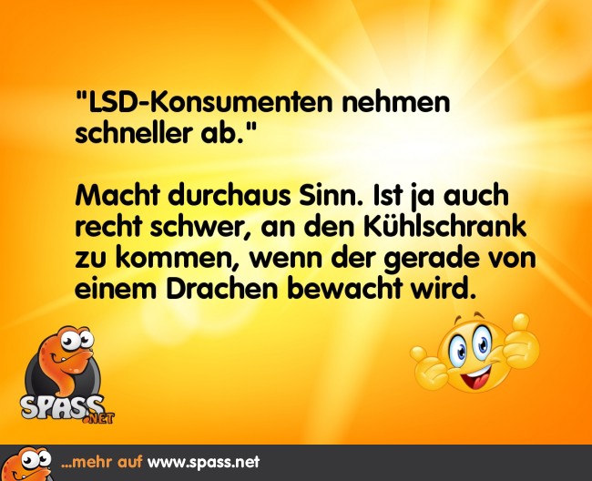 Abnehmen mit LSD Lustige Bilder auf