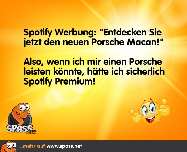 SpotifyPorsche Lustige Bilder auf