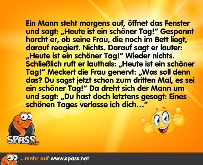 Ein schöner Tag Lustige Bilder auf