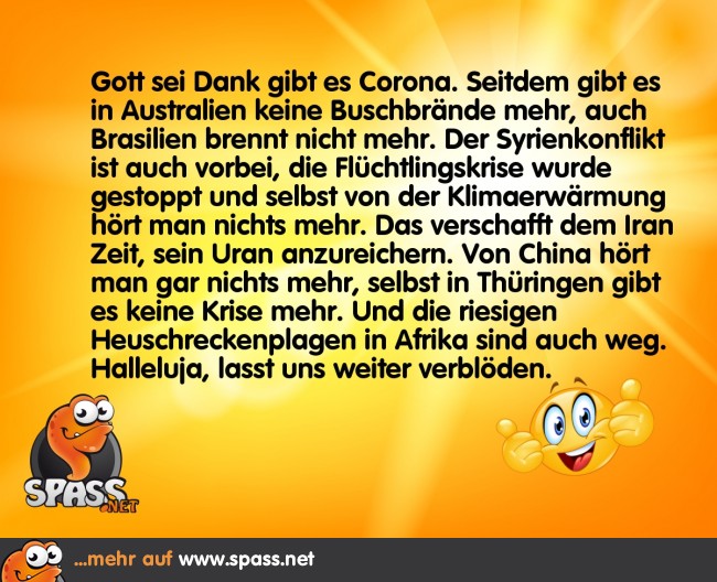 Corona über alles Lustige Bilder auf