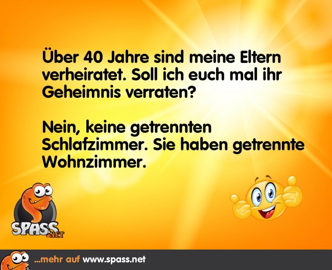 Das Geheimnis einer langen Ehe Lustige Bilder auf