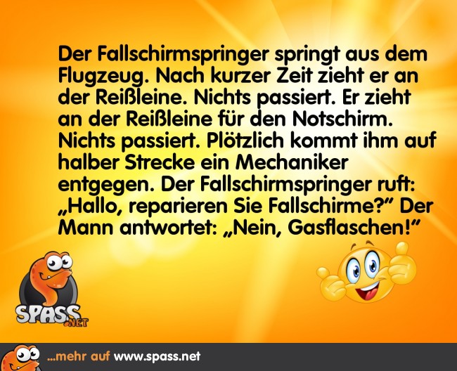 37+ Lustige Sprüche Fallschirm, Es kommen täglich neue lustige whatsapp