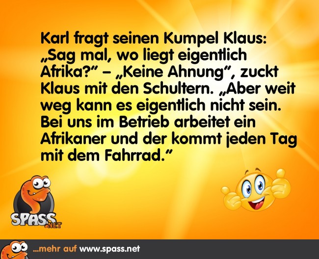 Afrika ist nah Lustige Bilder auf