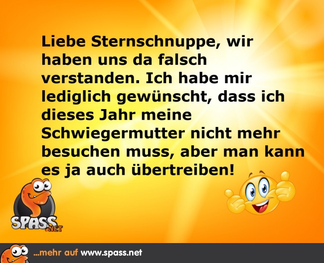 Wünsche an die Sternschnuppe Lustige Bilder auf