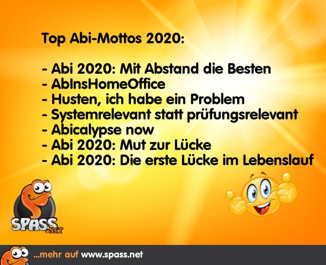 AbiMottos 2020 Lustige Bilder auf