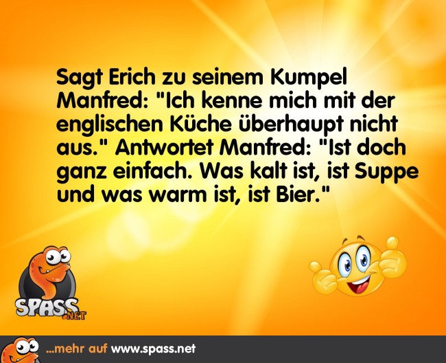 Die englische Küche Lustige Bilder auf