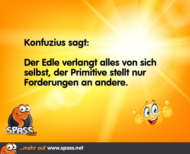 Weisheit des Konfuzius Lustige Bilder auf