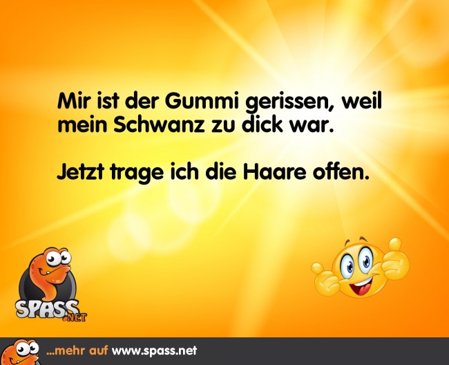 Gummi gerissen Lustige Bilder auf
