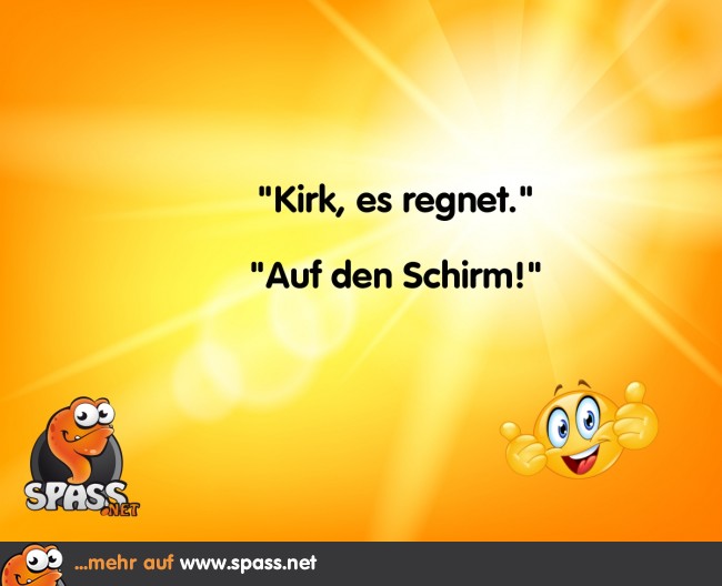 Auf den Schirm! Lustige Bilder auf