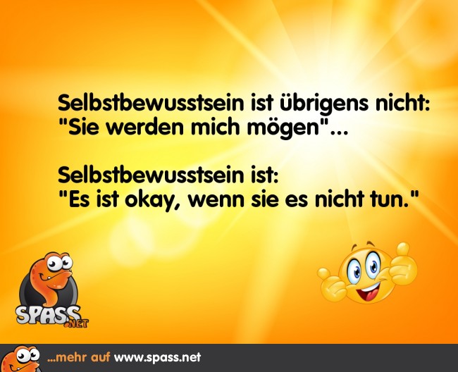 Selbstbewusst Lustige Bilder auf