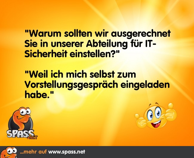 ITSicherheit Lustige Bilder auf
