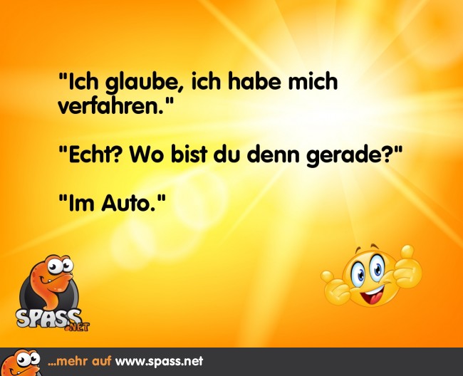 Eine verfahrene Situation Lustige Bilder auf