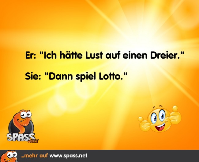 Der Dreier Lustige Bilder auf