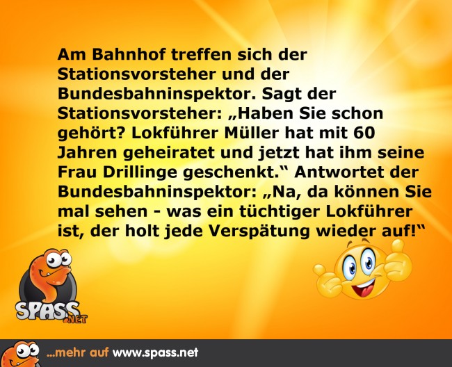 Ein tüchtiger Lokführer Lustige Bilder auf