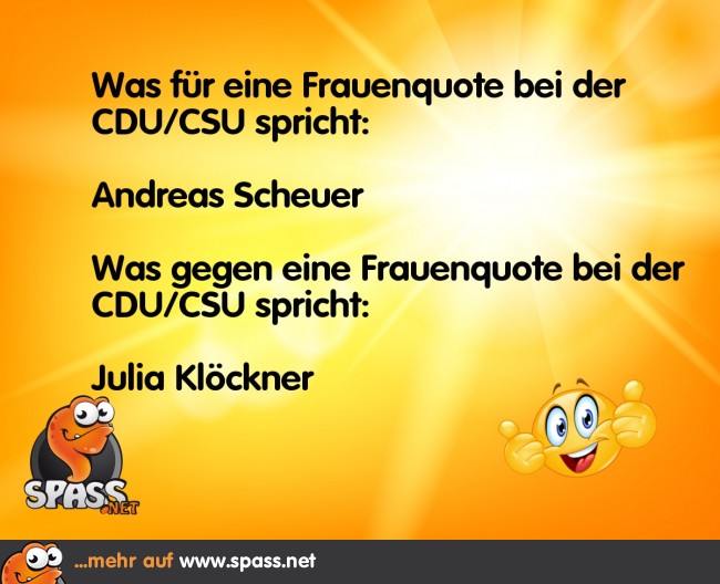 Frauenquote in der CDU Lustige Bilder auf