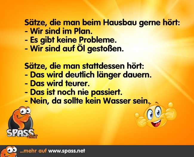 Hausbau Lustige Bilder auf