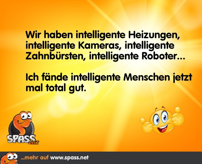 Intelligenz mal anders Lustige Bilder auf